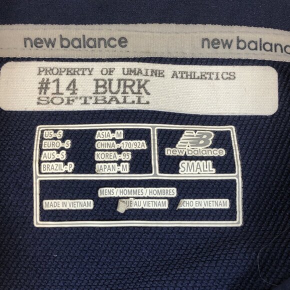 New Balance University Maine Black Bears Team Issued Softball Baseball Pullover - Picture 4 of 8